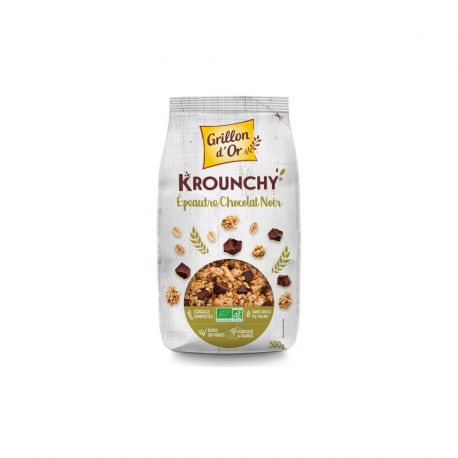 KROUNCHY EPEAUTRE CHOCOLAT NOIR 500G | GRILLON D'OR | Acheter sur E...