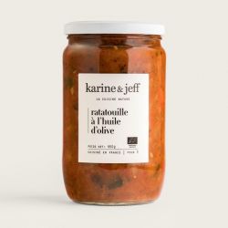 Ratatouille huile olive 660 Karine & Jeff  dans votre magasin bio en ligne Etiketbio.eu