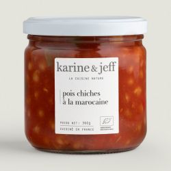 Pois chiches marocaine 360g Karine & Jeff  dans votre magasin bio en ligne Etiketbio.eu