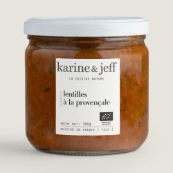 Lentilles provencale 380g Karine & Jeff dans votre magasin bio en ligne Etiketbio.eu