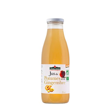 Jus pomme gingembre 75cl Coteaux Nantais dans votre magasin bio en ligne Etiketbio.eu Jus pomme gingembre 75cl Coteaux Nantais dans votre magasin bio en ligne Etiketbio.eu