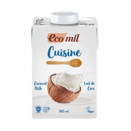 CREME CUISINE LAIT DE COCO 500ML Ecomil  dans votre magasin bio en ligne Etiketbio.eu