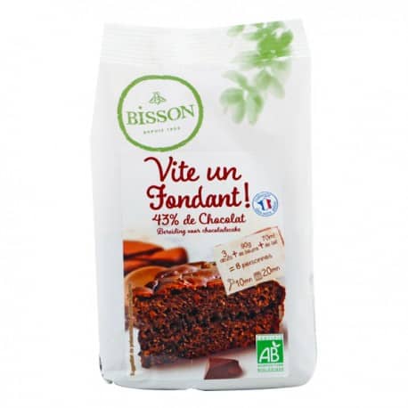 VITE UN FONDANT AU CHOCOLAT (300G) BISSON Bisson  dans votre magasin bio en ligne Etiketbio.eu