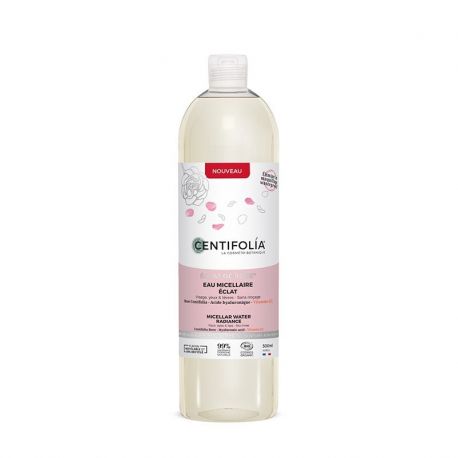Eau micellaire eclat 500ml Centifolia  dans votre magasin bio en ligne Etiketbio.eu