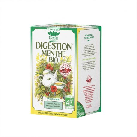 Digestion menthe 32g 20 sachets Romon Nature dans votre magasin bio en ligne Etiketbio.eu Digestion menthe 32g 20 sachets Romon Nature dans votre magasin bio en ligne Etiketbio.eu