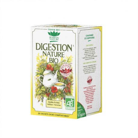 Digestion nature 32g 20 sachets Romon Nature  dans votre magasin bio en ligne Etiketbio.eu