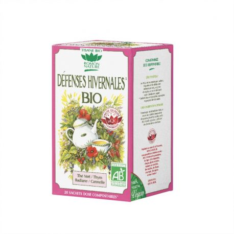 Defenses hivernales 32g 20 sachets Romon Nature  dans votre magasin bio en ligne Etiketbio.eu