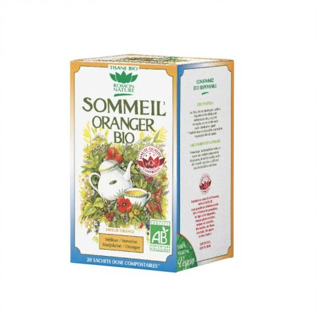 SOMMEIL ORANGER 32G 20 SACHETS | ROMON NATURE / PLANTASIA | Acheter...