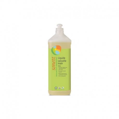 VAISSELLE MAIN CITRUS LIQUIDE RECHARGE 1L Sonett  dans votre magasin bio en ligne Etiketbio.eu