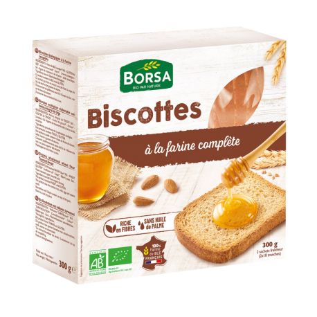 BISCOTTES COMPLETES 300G CC | BORSA | Acheter sur EtiketBio.eu