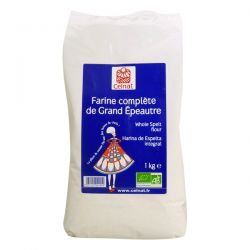 Farine complete grand epeautre 1 kg Celnat  dans votre magasin bio en ligne Etiketbio.eu