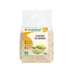 FLOCONS DE QUINOA 500G MARKAL dans votre magasin bio en ligne Etiketbio.eu