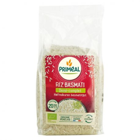 RIZ BASMATI 1/2 COMPLET 500G | PRIMEAL | Acheter sur EtiketBio.eu