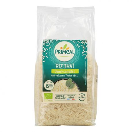 RIZ THAI 1/2 COMPLET 500G | PRIMEAL | Acheter sur EtiketBio.eu