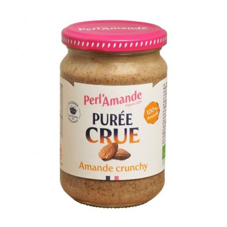 PUREE AMANDE CRUNCHY 300G | PERLAMANDE | Acheter sur EtiketBio.eu