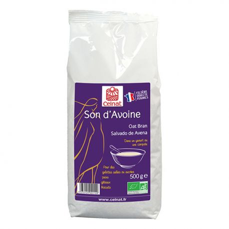 Son d'avoine 500g Celnat  dans votre magasin bio en ligne Etiketbio.eu