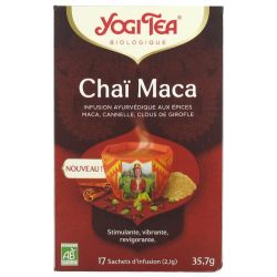 YOGI TEA CHAI MACA YOGI TEA dans votre magasin bio en ligne Etiketbio.eu