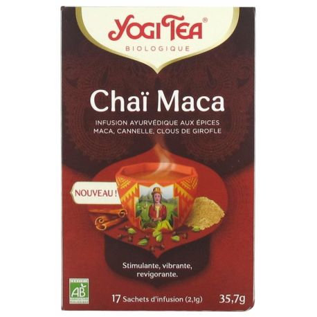 YOGI TEA CHAI MACA YOGI TEA dans votre magasin bio en ligne Etiketbio.eu YOGI TEA CHAI MACA YOGI TEA dans votre magasin bio en ligne Etiketbio.eu