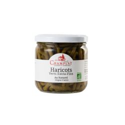 Haricots vert extra fins 185g RESERVE DE CHAMPLAT  dans votre magasin bio en ligne Etiketbio.eu