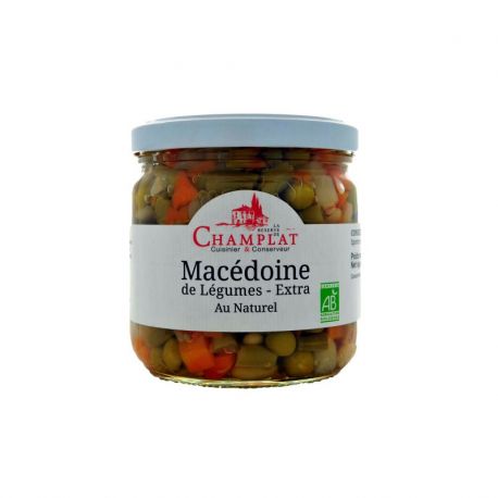 Macedoine de legumes au naturel 240g RESERVE DE CHAMPLAT dans votre magasin bio en ligne Etiketbio.eu Macedoine de legumes au naturel 240g RESERVE DE CHAMPLAT dans votre magasin bio en ligne Etiketbio.eu