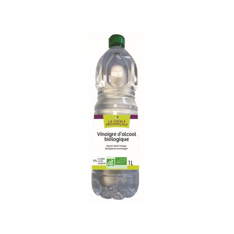 Vinaigre blanc d'alcool 6% 1l La Cigale Provençale dans votre magasin bio en ligne Etiketbio.eu Vinaigre blanc d'alcool 6% 1l La Cigale Provençale dans votre magasin bio en ligne Etiketbio.eu