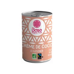 Creme de coco 22% 400ml Base Organic  dans votre magasin bio en ligne Etiketbio.eu
