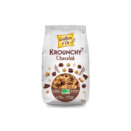 KROUNCHY FAMILIAL CHOCOLAT 1KG | GRILLON D'OR | Acheter sur EtiketB...