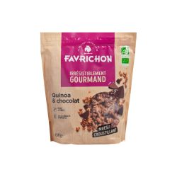 Muesli croustillant quinoa chocolat 500g Favrichon dans votre magasin bio en ligne Etiketbio.eu