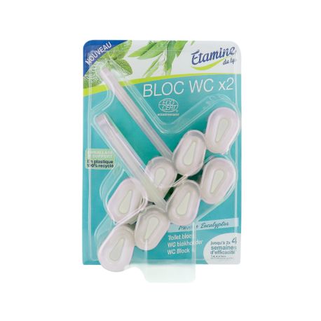 Bloc wc menthe eucalyptus 2x50gr Etamine du Lys dans votre magasin bio en ligne Etiketbio.eu Bloc wc menthe eucalyptus 2x50gr Etamine du Lys dans votre magasin bio en ligne Etiketbio.eu