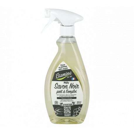 Savon noir pret a l'emploi spray 500ml Etamine du Lys dans votre magasin bio en ligne Etiketbio.eu Savon noir pret a l'emploi spray 500ml Etamine du Lys dans votre magasin bio en ligne Etiketbio.eu