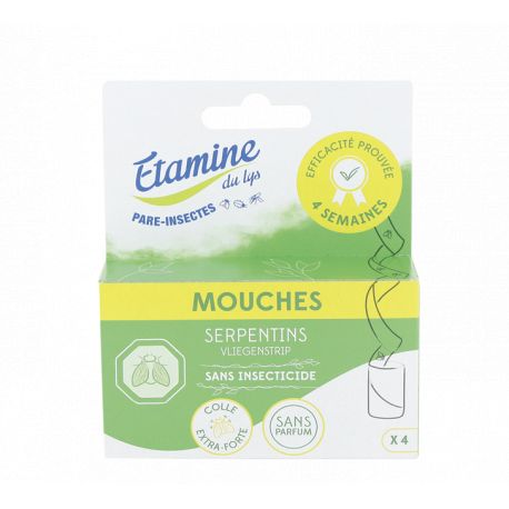 SERPENTINS ATTRAPE-MOUCHES 4 u. | ETAMINE DU LYS | Acheter sur Etik...