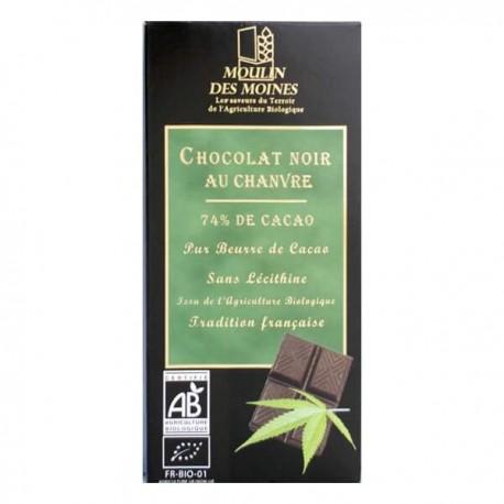 CHOCOLAT NOIR AU CHANVRE 100G CHOCOLAT NOIR AU CHANVRE 100G