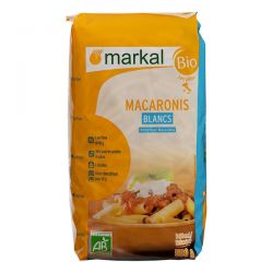 Macaroni blancs 500gr Markal  dans votre magasin bio en ligne Etiketbio.eu