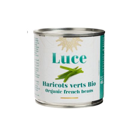 Haricots vert 400g Luce dans votre magasin bio en ligne Etiketbio.eu Haricots vert 400g Luce dans votre magasin bio en ligne Etiketbio.eu