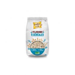 FLOCONS 5 CEREALES TOASTEES 500G | GRILLON D'OR | Acheter sur Etike...