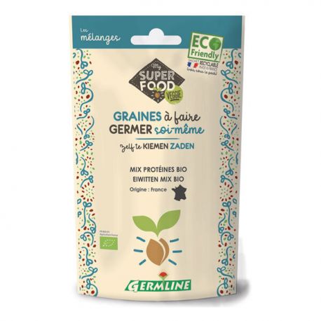 MIX PROTEINES A GERMER 200G Germline dans votre magasin bio en ligne Etiketbio.eu MIX PROTEINES A GERMER 200G Germline dans votre magasin bio en ligne Etiketbio.eu