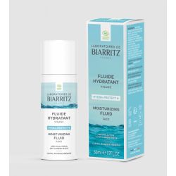 Fluide hydratant visage hydra protect+ 50ml Laboratoires de Biarritz  dans votre magasin bio en ligne Etiketbio.eu