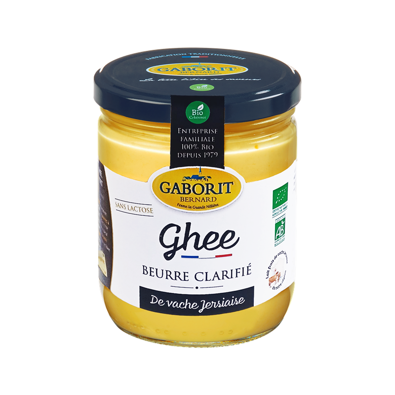 GHEE BEURRE CLARIFIE 350GR GABORIT dans votre magasin bio en ligne Etiketbio.eu GHEE BEURRE CLARIFIE 350GR GABORIT dans votre magasin bio en ligne Etiketbio.eu