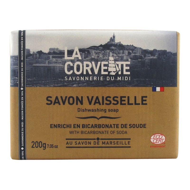 SAVON VAISSELLE 200G | LA CORVETTE | Acheter sur EtiketBio.eu