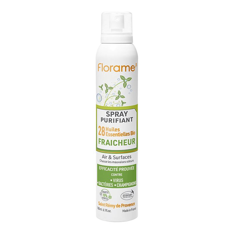 Spray purifiant fraicheur 180ml Florame dans votre magasin bio en ligne Etiketbio.eu Spray purifiant fraicheur 180ml Florame dans votre magasin bio en ligne Etiketbio.eu