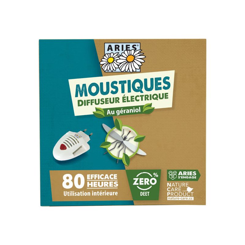 Antimoustique prise electrique et recharge 10 plaques Aries dans votre magasin bio en ligne Etiketbio.eu Antimoustique prise electrique et recharge 10 plaques Aries dans votre magasin bio en ligne Etiketbio.eu