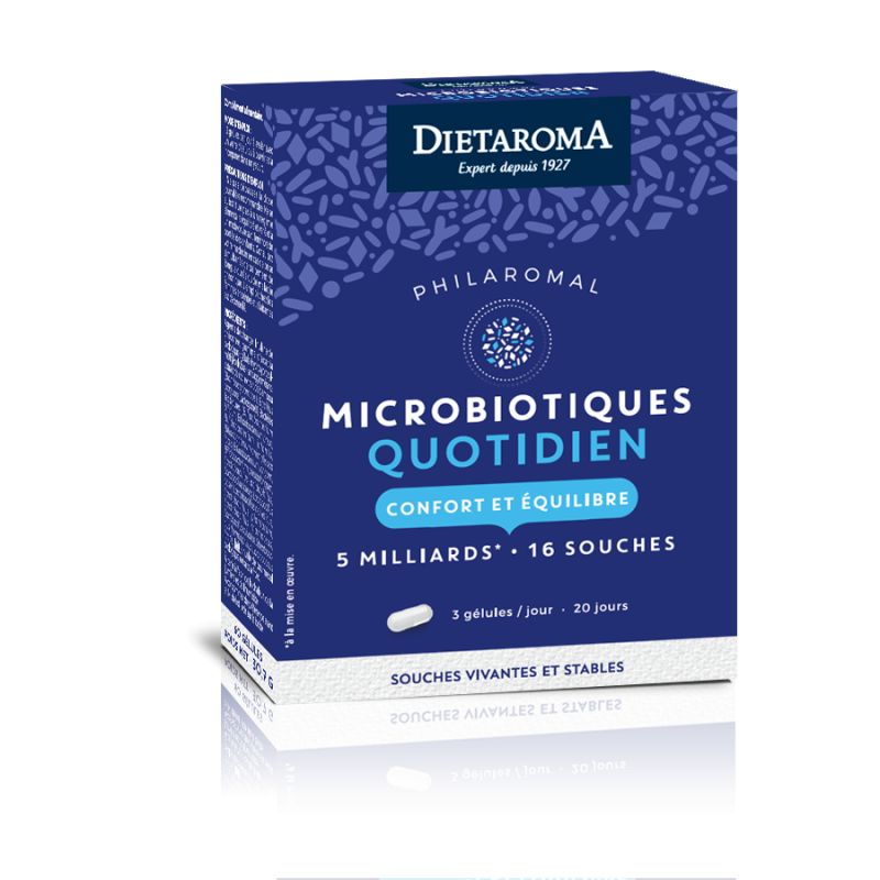 MICROBIOTIQUES QUOTIDIEN 60GELS | DIETAROMA | Acheter sur EtiketBio.eu