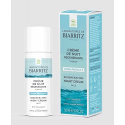Creme de nuit regenerante visage hydra protect+ 50ml Laboratoires de Biarritz  dans votre magasin bio en ligne Etiketbio.eu