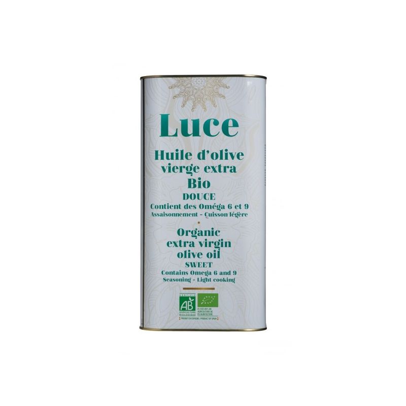 HUILE OLIVE VIERGE EXTRA 5L | LUCE | Acheter sur EtiketBio.eu