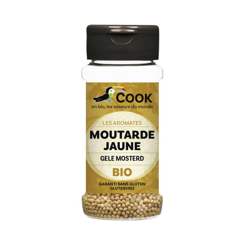 MOUTARDE JAUNE GRAINES 60G | COOK | Acheter sur EtiketBio.eu