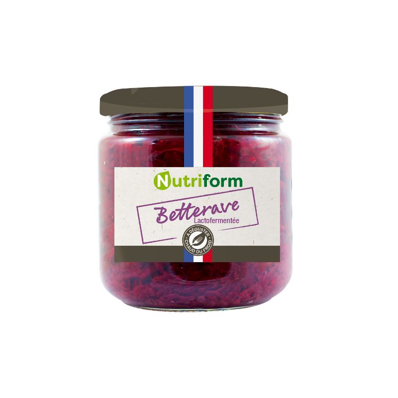 Betteraves rouges lacto-fermentees 380g Nutriforme dans votre magasin bio en ligne Etiketbio.eu Betteraves rouges lacto-fermentees 380g Nutriforme dans votre magasin bio en ligne Etiketbio.eu