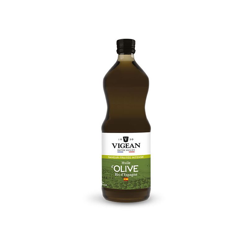 HUILE D'OLIVE FRUITEE ESPAGNE 1L VIGEAN dans votre magasin bio en ligne Etiketbio.eu HUILE D'OLIVE FRUITEE ESPAGNE 1L VIGEAN dans votre magasin bio en ligne Etiketbio.eu