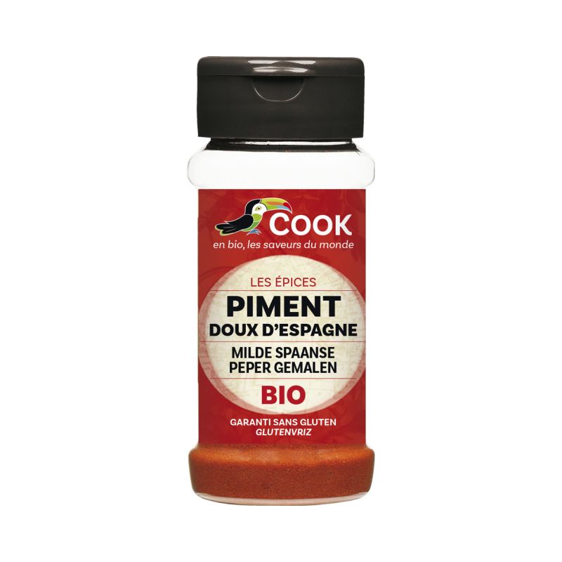 Piment doux d'espagne en poudre demeter 40g Cook dans votre magasin bio en ligne Etiketbio.eu Piment doux d'espagne en poudre demeter 40g Cook dans votre magasin bio en ligne Etiketbio.eu