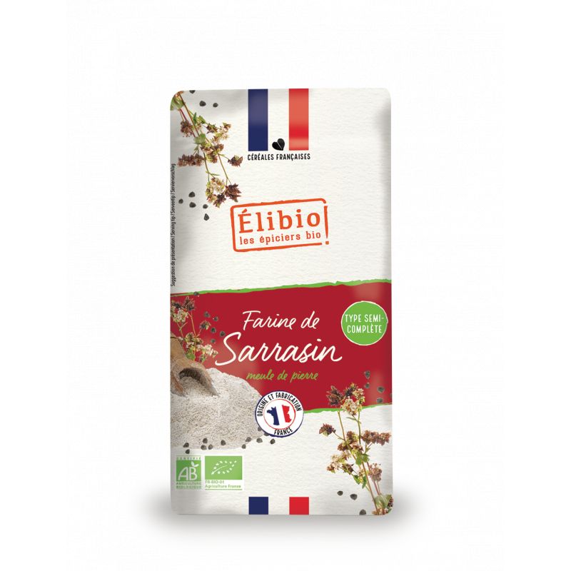 Farine de sarrasin 1kg Elibio  dans votre magasin bio en ligne Etiketbio.eu
