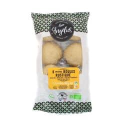 6 petites boules rustiques 360g   dans votre magasin bio en ligne Etiketbio.eu